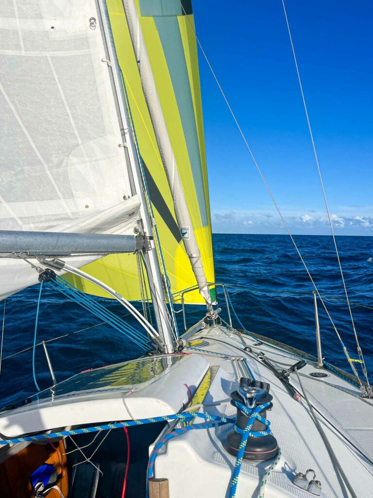 Greenock sous spi asymétrique